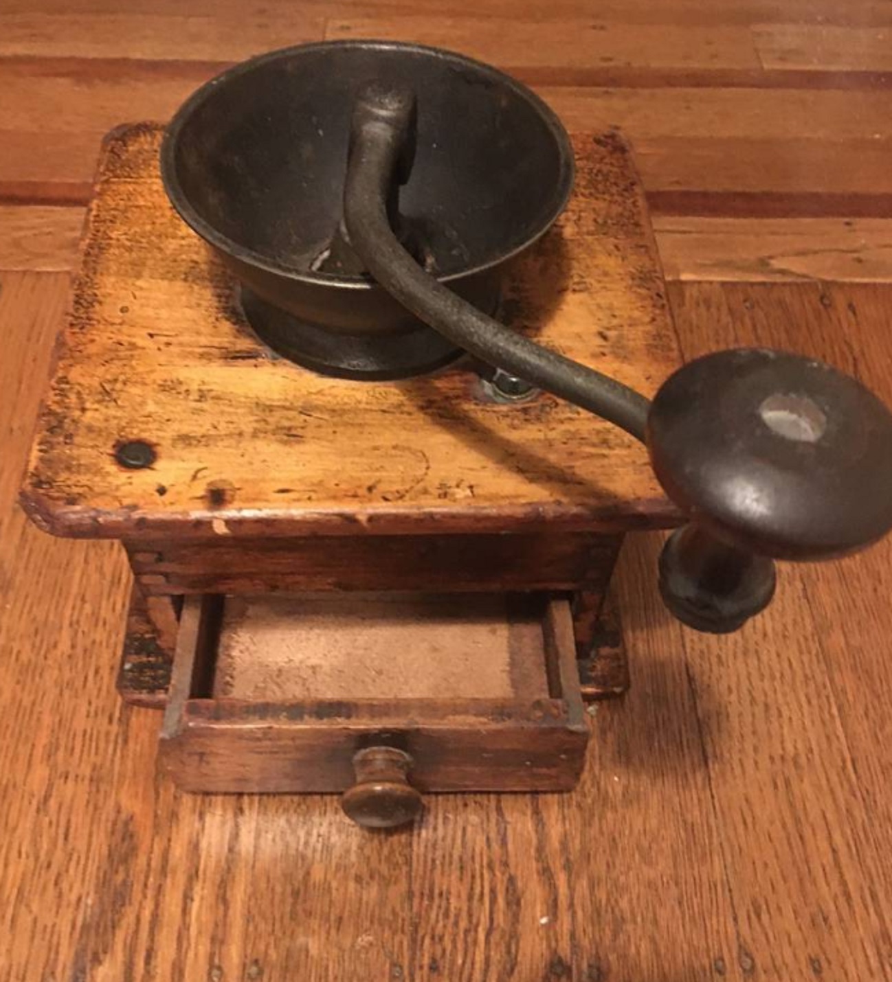 Antique Manual Coffee Grinder